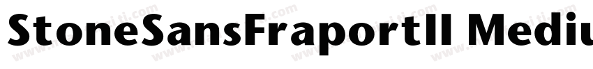 StoneSansFraportII Mediumlt字体转换
